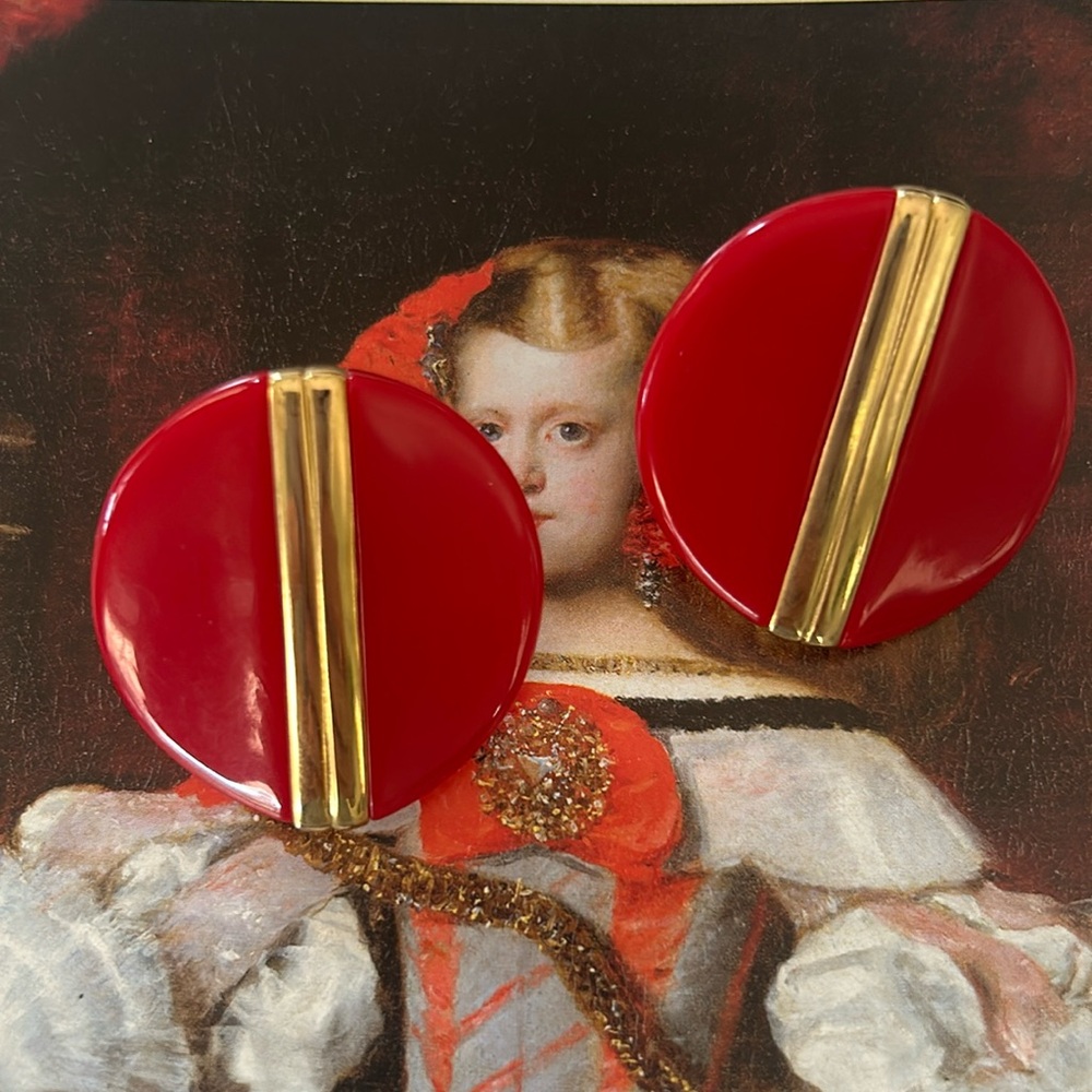 Vintage resin earrings